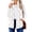 White, variant on Women's Retro Printed Fashionable Warm Fleece Cardigan Vest Coat, Open Front Sleeveless Jacket for Unique Layering and Stylish Comfort,Blue,L