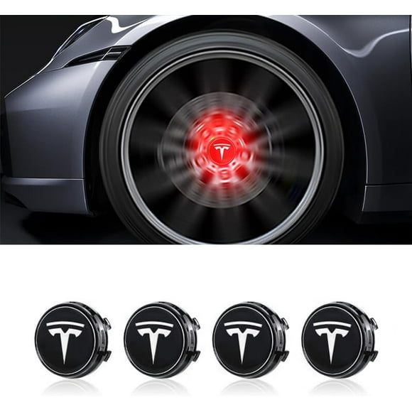 Luminous Magnetic Levitation Lighted Bright Illuminated Lit Wheel Hub Cover Hubcaps Center Caps for Tesla Model 3 Y S X