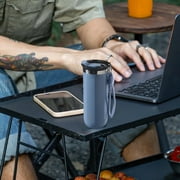 Apmemiss Clearance Reusable Coffee Cup, Coffee Travel Mug with Leak-proof Lid, thermal Mug Double Walled Insulated Cup, Stainless Steel Portable Coffee Tumbler, for Hot and Cold Drinks, Blue