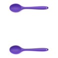 thumbnail image 1 of Billuyoard Cuchara mezcladora Utensilios de cocina Utensilios de cocina Beber universal Vajilla para el hogar Cuchara de sopa flexible Suministros Violeta 2Conjunto, 1 of 6
