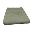 thumbnail image 2 of 8" Single Foam & Cotton #607 Twin XL Sage Microfiber Futon Mattress-Color:Sage,Material:Polyester, 2 of 3