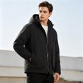 thumbnail image 2 of StSilkitty Rain Jacket for Men Windbreaker Waterproof Long Sleeve Zip up Hiking Camping Hooded Jacket Coat with Pockets, 2 of 5