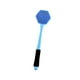 thumbnail image 5 of Cepillo de ducha de silicona, mango largo, doble cara, baño de burbujas con gancho para colgar, cepillo de baño ligero con cerdas de silicona. azul, 5 of 10