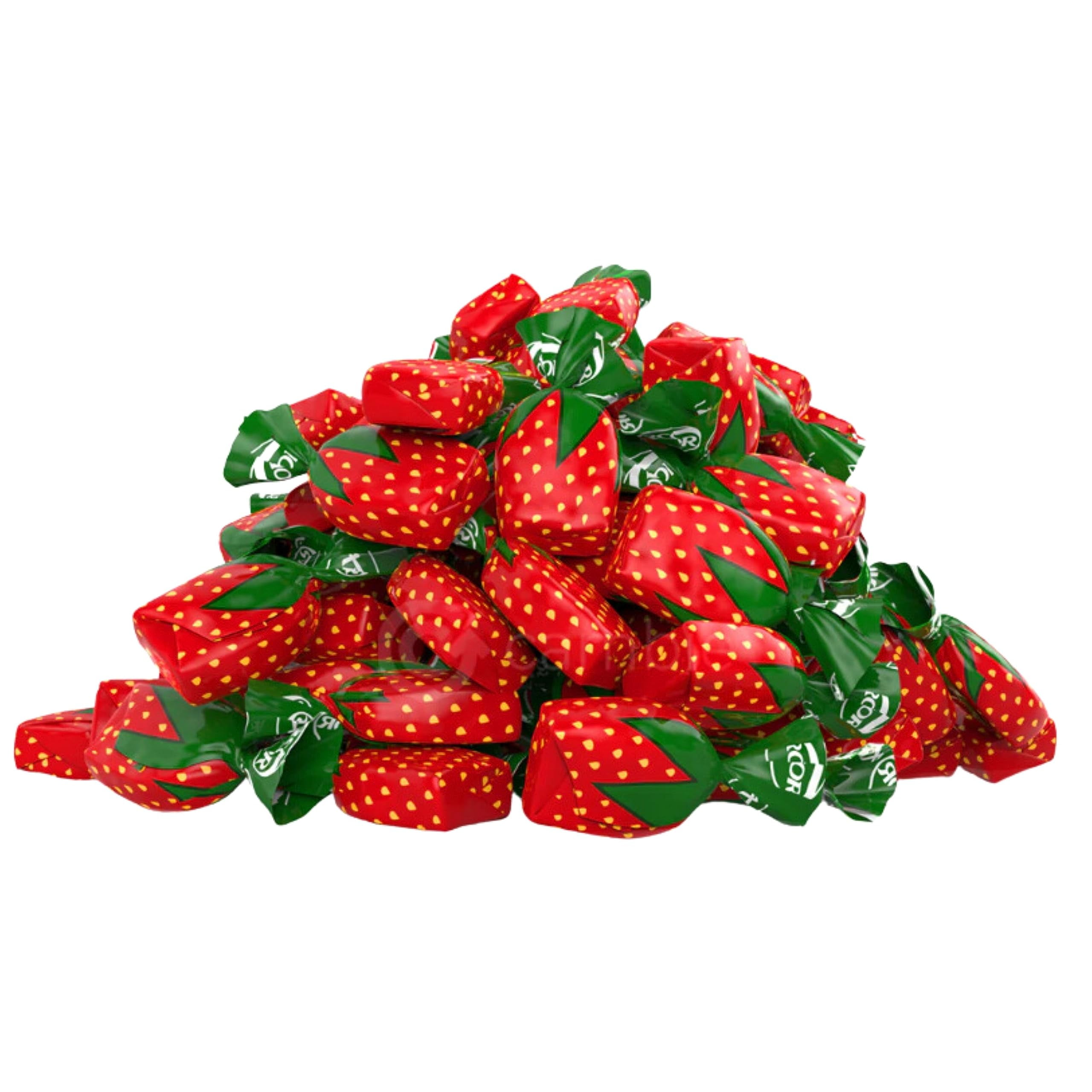Arcor Strawberry Bon Bons - Individually Wrapped Real Fruit