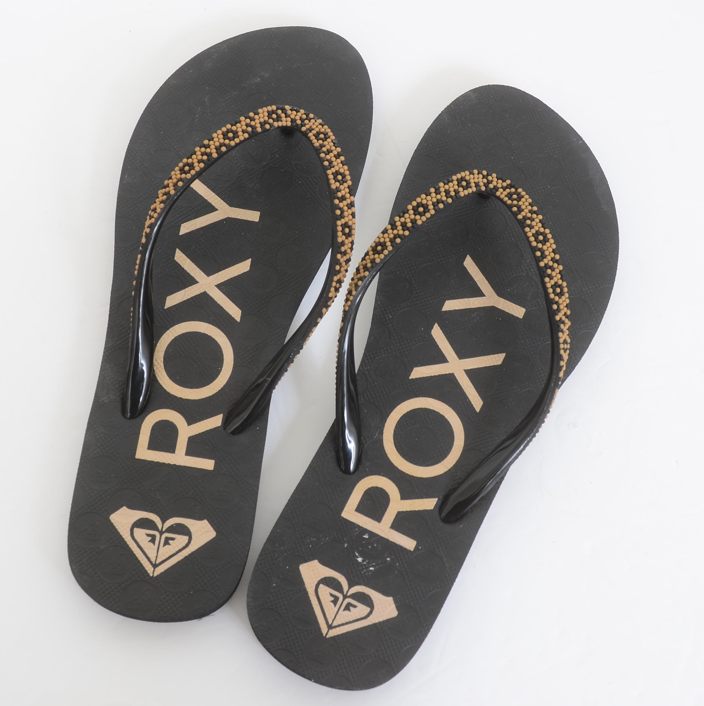 Roxy Girls Flip Flops Sandy Fashion Kids Casual Slippers Slides ARGL100286-BLK 