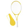 thumbnail image 4 of Raqueta de tenis portátil de aluminio, ligera, con encordado previo, mango y cuerdas prácticas. Ideal para principiantes y adultos que practican en el Amarillo, 4 of 8