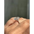 thumbnail image 3 of 2Ct Oval Cut Lab Created Diamond Women's Solitaire Engagement Ring 14k White Gold Plated Silver, 3 of 5