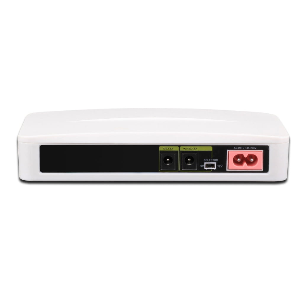 JZROCKER Mini UPS Battery Backup Uninterruptible Power Supply for CCTV Camera,Modem,