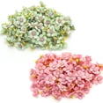 thumbnail image 1 of 200 piezas de adornos de flores artificiales de seda, miniflores, corona DIY para vacaciones, boda, fiesta, decoración del hogar, 2,5 cm, 1 of 5