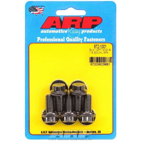 ARP 672-1001 Bolt, M10 x 1.50", Pack of 5