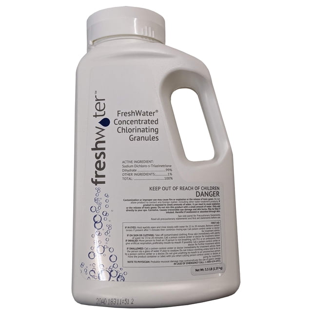 Gránulos de cloración Hot Spring 1.6 kg 80022 para agua dulce