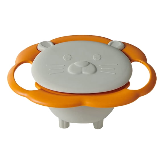 Zjchao Children Rotation Spill Re Sistant Bowl Feeding 360 De Grees Tableware Baby Toddlers Spill Ma Gic Bowl Tableware Home Decor