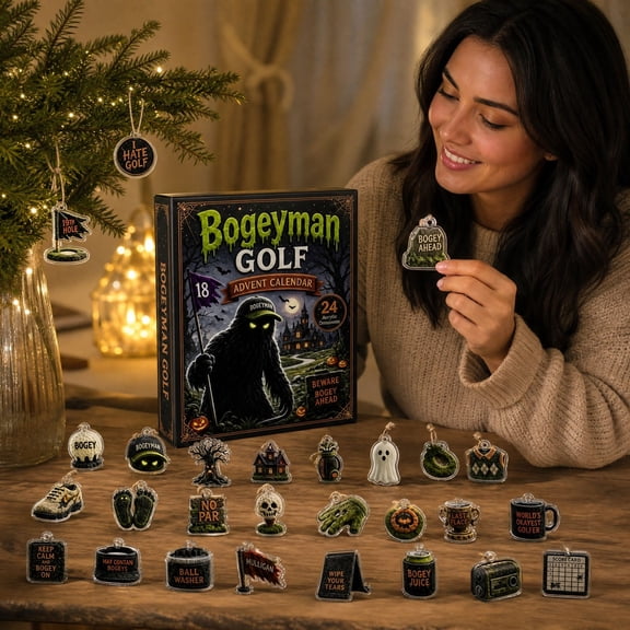 Bogeyman Golf Advent Calendar 2026, 24 Days of Excitement with Collectible Surprises, Countdown Calendar for Family & Friends Gift