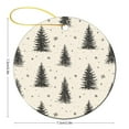 thumbnail image 2 of Ceramics Ornaments Christmas Holiday Ceramic Double Sided Tree Xmas Ornament Pine Trees And Snowflakes Keepsake Funny Christmas Hanging Tree Decor Ornament Holiday Present, 2 of 5