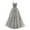 Grey, variant on Lace Applique Tulle Prom Dresses Spaghetti Straps Ball Gown Evening Gown (BU2 L)