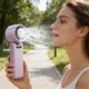 thumbnail image 1 of Foldable Handheld Fan With Digital Battery Display USB Rechargeable Mini Fan With Lanyard Portable Fan For Travel Commute Outdoor Use, 1 of 8