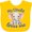 Yellow, variant on Inktastic My Uncle Loves Me Cute Elephant Boys or Girls Baby Bib