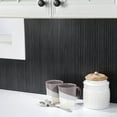 thumbnail image 4 of FASÄDE Rib Decorative Vinyl Backsplash Panel in Brushed Onyx (6X6 Inch Sample), 4 of 5