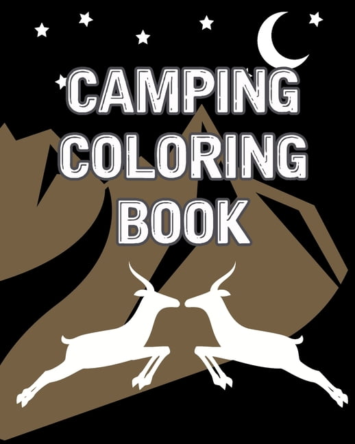 Camping Coloring Book Happy Camper Activity Book for Road Trips in