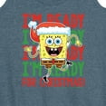 thumbnail image 3 of SpongeBob SquarePants - I'm Ready For Christmas - Women's Racerback Tank Top, 3 of 6