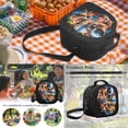 thumbnail image 4 of HUIACONG Neon Football Boys 4PCS School Backpack Set, 17" Large Capacity Bookbag with Lunch Bag for Age 7-14, Waterproof Durable, 4 of 7