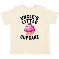 thumbnail image 3 of Inktastic Uncles Little Cupcake Girls Toddler T-Shirt, 3 of 5