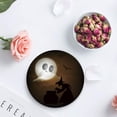 thumbnail image 4 of RYLABLUE Halloween Set of 8 Round Coaster for Drinks, Absorbent Ceramic Stone Coasters Cup Mat with Cork Base for Home Kitchen Room Coffee Table Bar Decor, 4 of 5