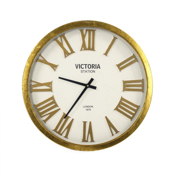 Gold Wall Clock