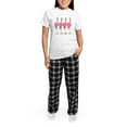 thumbnail image 5 of CafePress - Snazzy Flamingos Pajamas - Women's Short Sleeve Print T-Shirt and Pants Light Cotton Pajama Set, 5 of 7