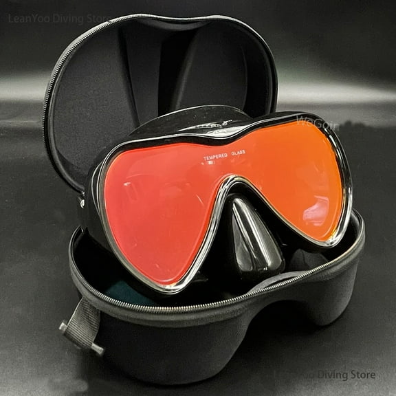 New Water Sports Adult Scuba Swimming Mask with Mirror Coating Lens UV Protection Mask Diving For Man Women