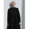 thumbnail image 3 of Black - Modest Dress - Refka, 3 of 5