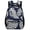 Color, variant on Ikat Diamond Teal Magenta Oxford Cloth Backpack Double Zipper Hidden Pocket