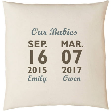 Personalized Our Best Days Throw Pillow, Available in 2
