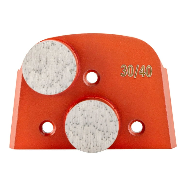 9-Pack Diamond Grinding Discs For Husqvarna PG Floor Grinders - 30/40 Grit, Soft Bond, Concrete Grinding