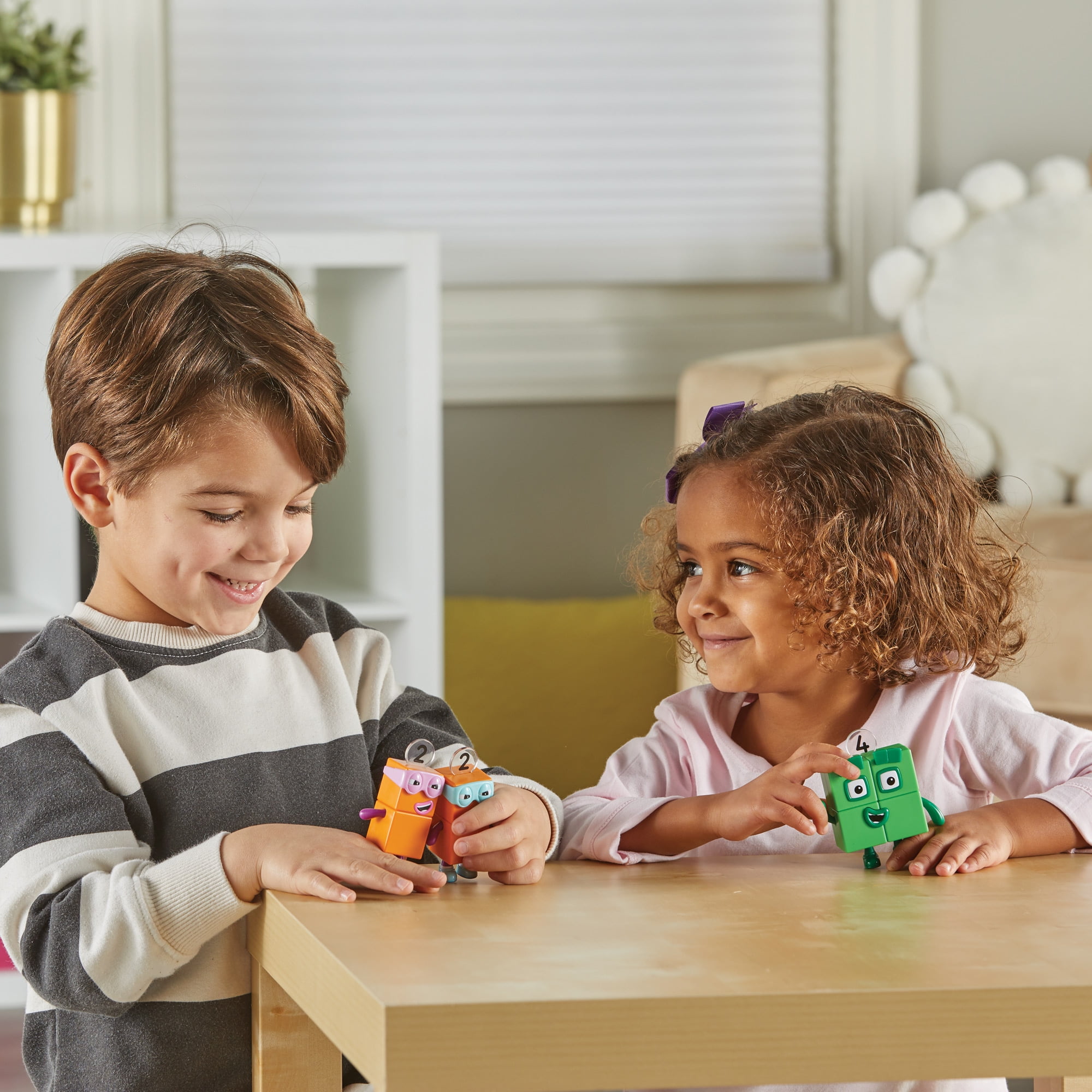 hand2mind Numberblocks® Four and The Terrible Twos, Toy Figures Collectibles, Mini Action Figures