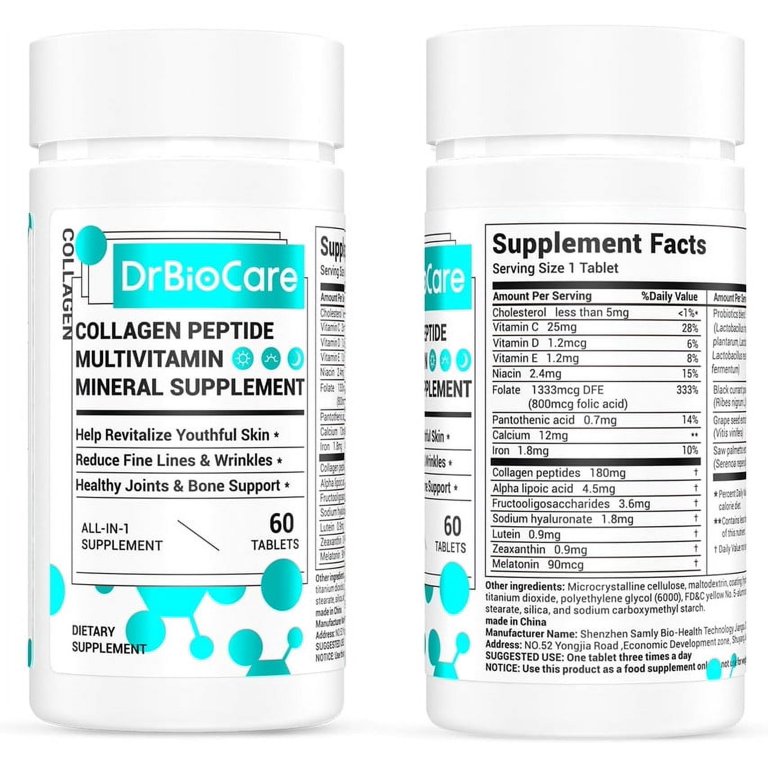 DrBioCare Collagen Peptides for Women (60tablets)