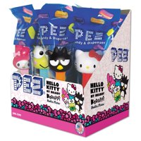 PEZ Candy Hello Kitty Assortment, candy dispenser plus 2 rolls of assorted fruit candy, box of 12