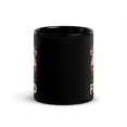 Funny Farmer Farm Life Black Glossy Mug, I'm Outstanding In My Field