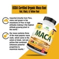 thumbnail image 4 of Suplemento NaturaLife Labs de raíz de maca orgánica 150 cápsulas, 4 of 5
