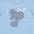 thumbnail image 4 of Inktastic Cute Manatees with Bubbles Boys or Girls Baby T-Shirt, 4 of 5