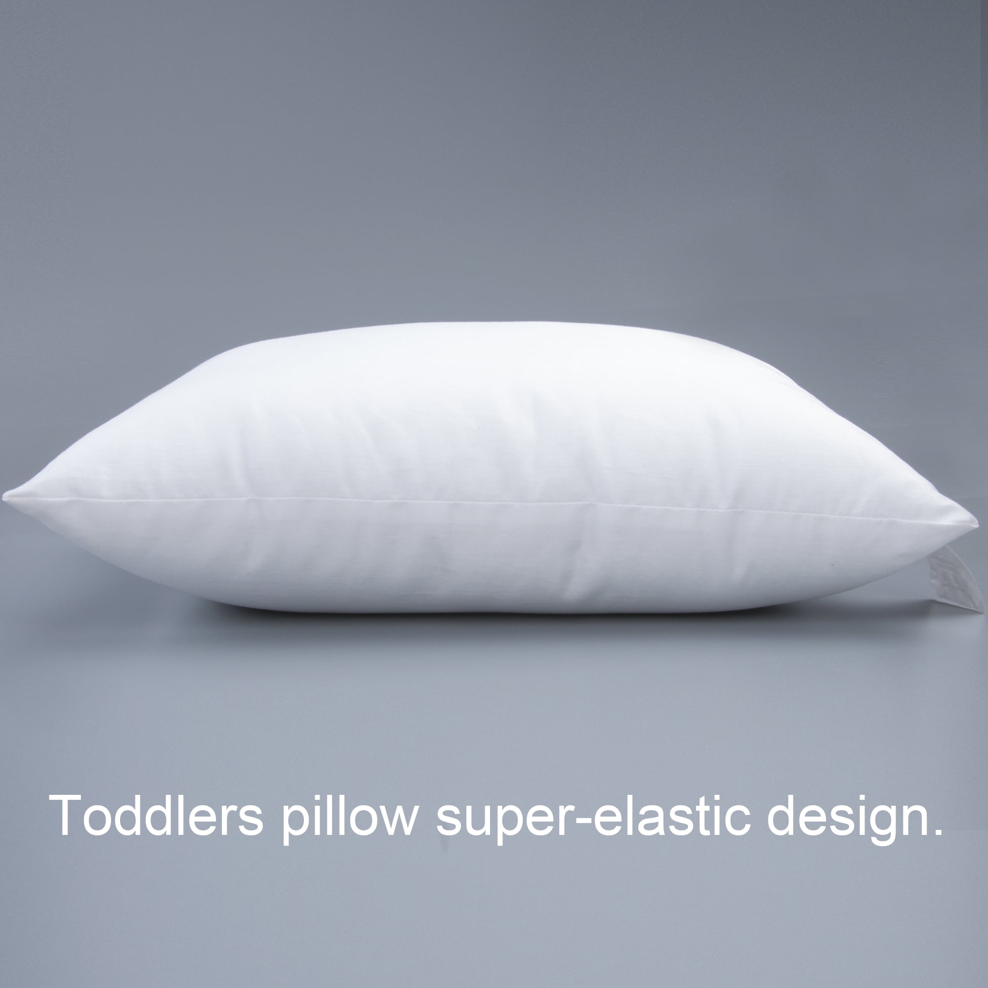 Ntbay 2 Pack Cotton Down Alternative Soft and Breathable Toddler Pillows, Easy Care Travel Small Pillows for Sleeping, Ideal for Daycare, Crib, Cot, 13" x 18"