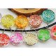 thumbnail image 4 of 5 piezas de de redondas colgante hecho a mano resina transparente flor seca colgantes dijes collares hallazgos de joyería fabricación d naranja Soledad Dije colgante artesanía bricolaje, 4 of 10