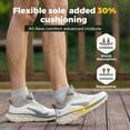 thumbnail image 4 of FitVille Mens Wide Walking Shoes Comfortable Lightweight Running Wide Toe Box Shoes, Non Slip Cushioned, 4 of 6