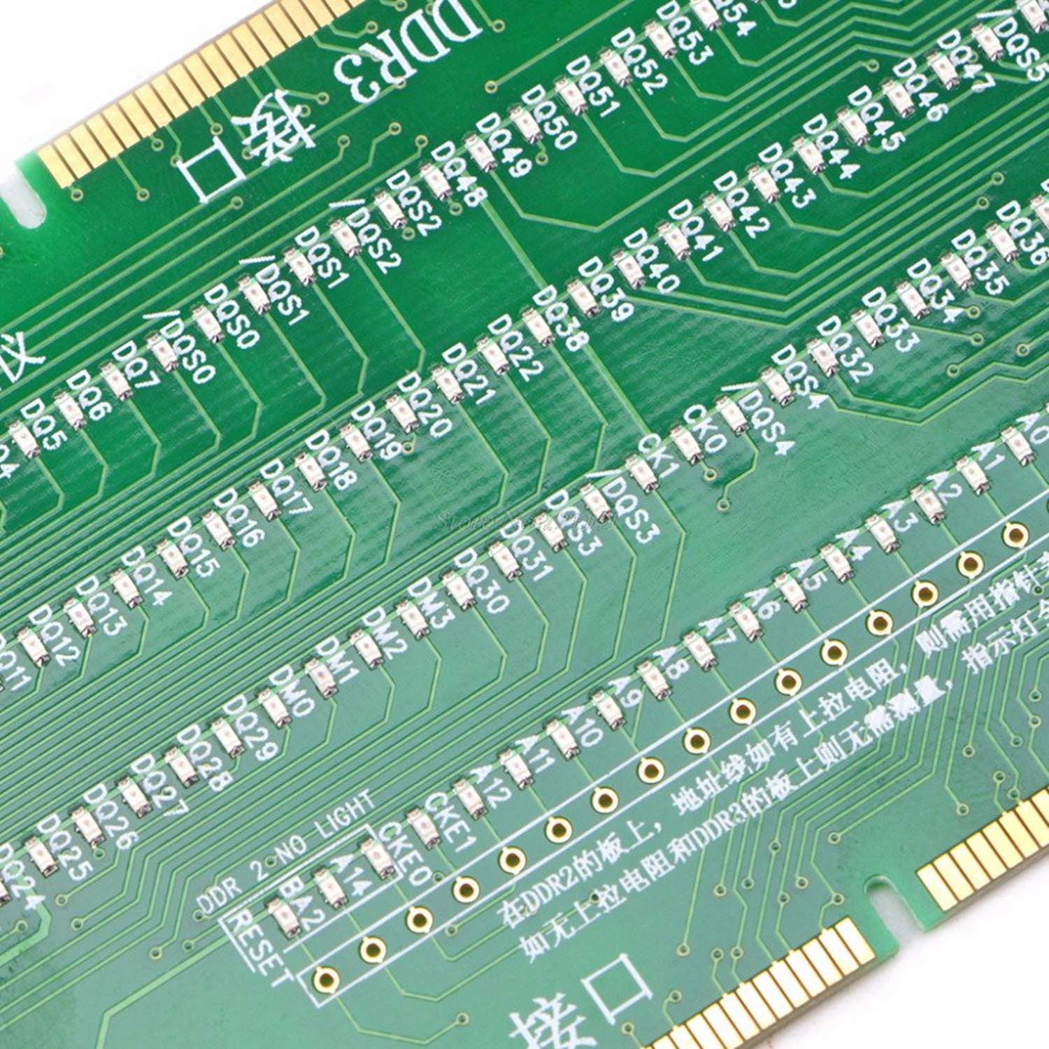 1 Pcs DDR2 and DDR3 2 in 1 Illuminated Tester with Light & 1 Pcs DDR4 Test Card LED Motherboard Repair Analyzer Tester