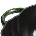 thumbnail image 6 of STAUB Cast Iron 3.5-qt Pumpkin Cocotte with Stainless Steel Knob - Basil, 6 of 8