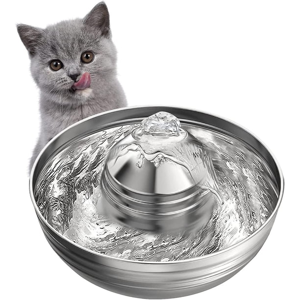 Bebedero para gatos YONGSHENG acero inoxidable 304 capacidad 2 l