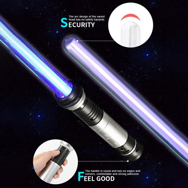 Épée lumineuse de lumière -rgb laser, flexible, jouet musical