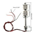 thumbnail image 4 of ZPAQI Stainless Steel Float Switch 0~220V 100mm Tank Water Float Switch Float Liquid, 4 of 9