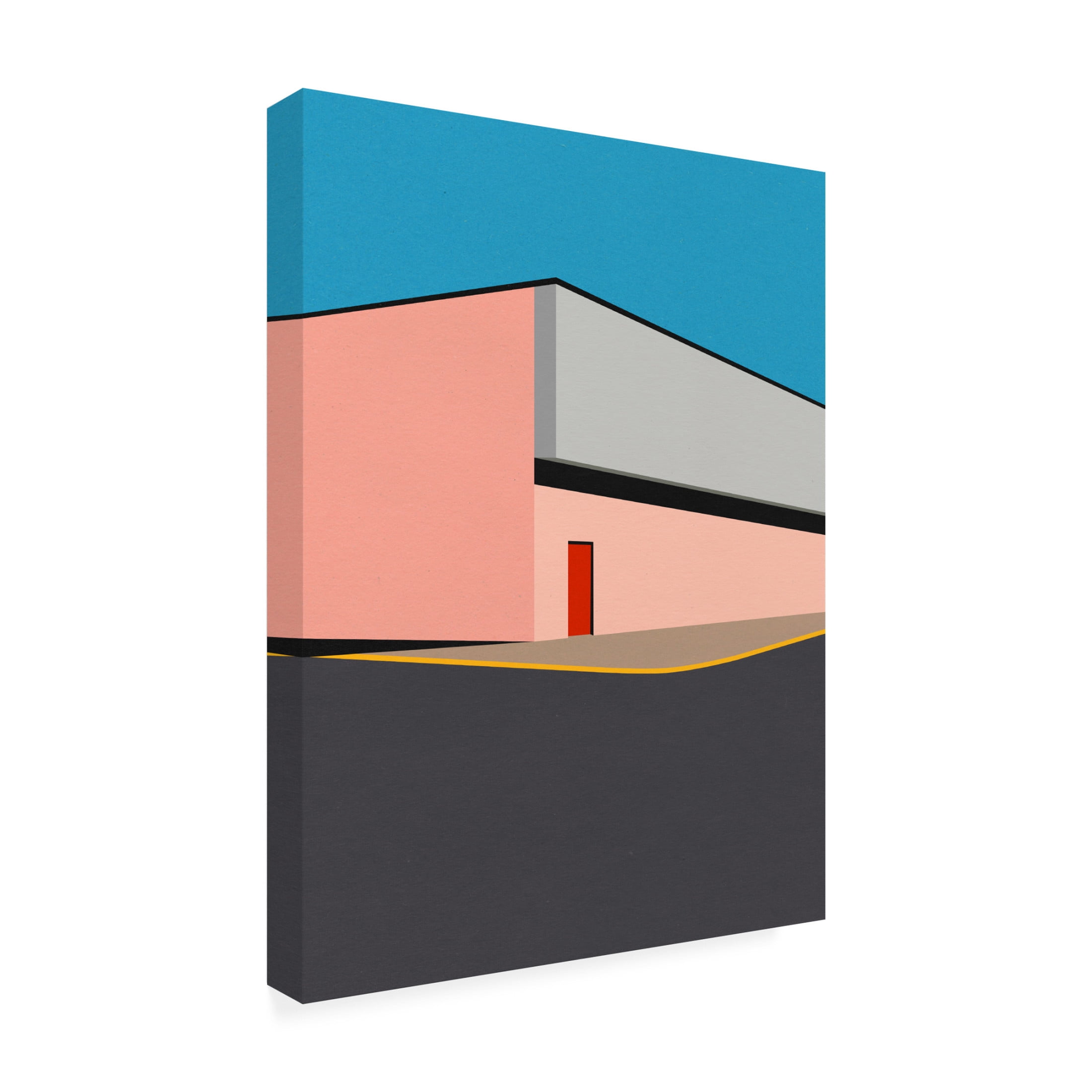 Trademark Fine Art Rosi Feist  Warehouse Illustration Canvas Wall Art