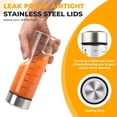 thumbnail image 5 of Mason Drinking Jars Clear-4set/12oz Pack of 4 12oz Borosilicate Glass Beverage Storage, 5 of 8